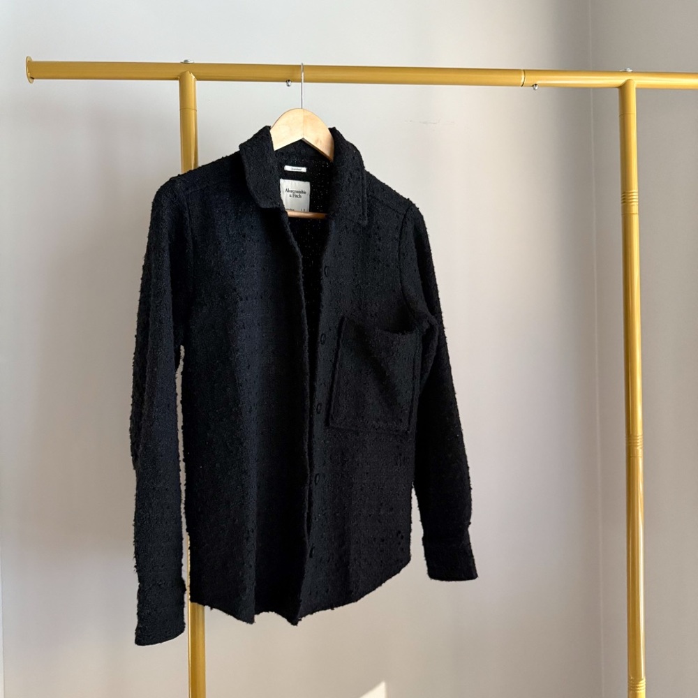 NWOT Abercrombie and Fitch Oversized Fit Twill Blazer